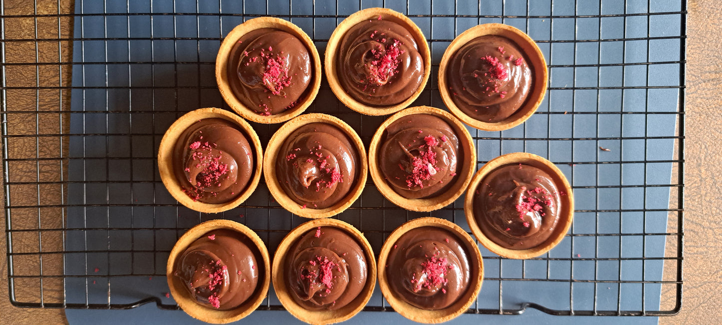 Wattleseed Chocolate Ganache Tarts